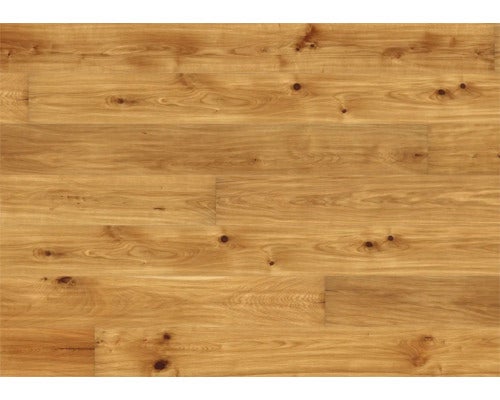Verlegte Holzbodenplatten aus Eiche