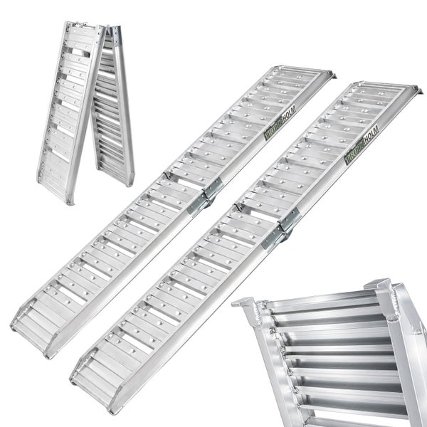 Trutzholm Aluminium Auffahrrampen Set klappbar in verschiedenen Ansichten