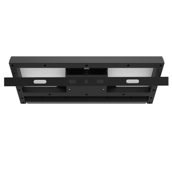 Unteransicht einer schwarzen Wandhalterung