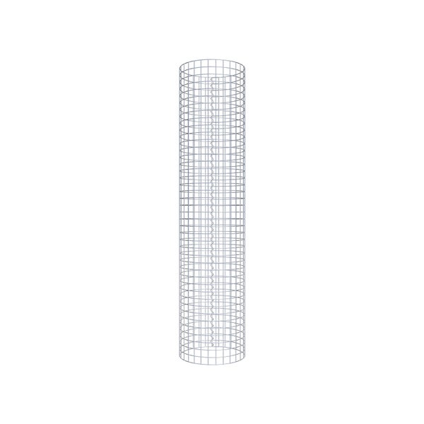 Gabionensäule Durchmesser 47 cm MW 5 x 5 cm rund - Höhe: 210 cm