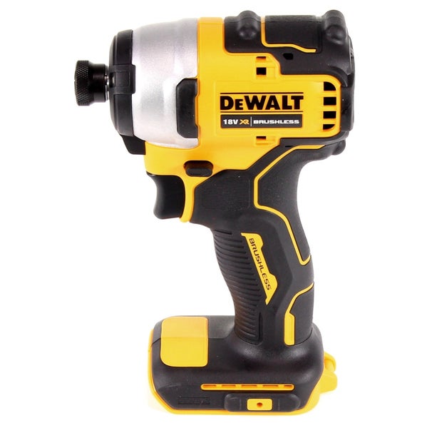 DeWALT Akku-Schlagschrauber 18 Volt XR mit bürstenlosem Motor, gelb und schwarz.