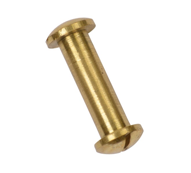 Ersatzteile Teakmöbel Ersatzschraube Messing Hülsenschraube 41-mm 2-teilig