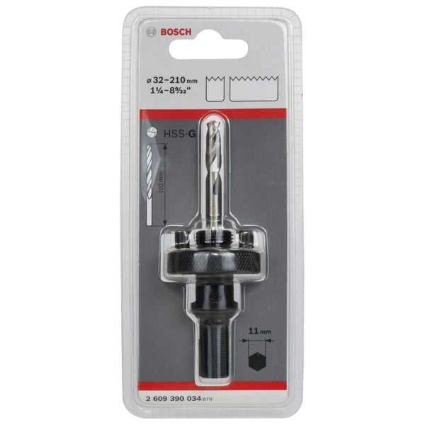 Bosch Sechskantadapter, 5/8 - 18 UNF, 32 - 210 mm - 2609390034