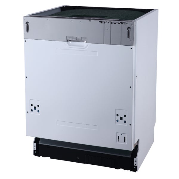 homeX Geschirrspüler vollintegriert Einbauspülmaschine 60 cm 14 Gedecke 5 Programme Aquastop GSEV6014AE