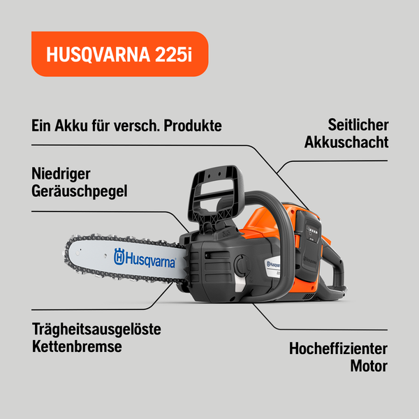 Husqvarna 225i Akku Kettensäge