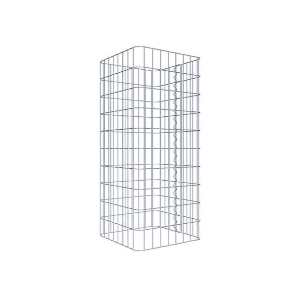 Gabionensäule 42 x 42 cm, MW 5 x 10 cm eckig - Höhe: 1,00 m