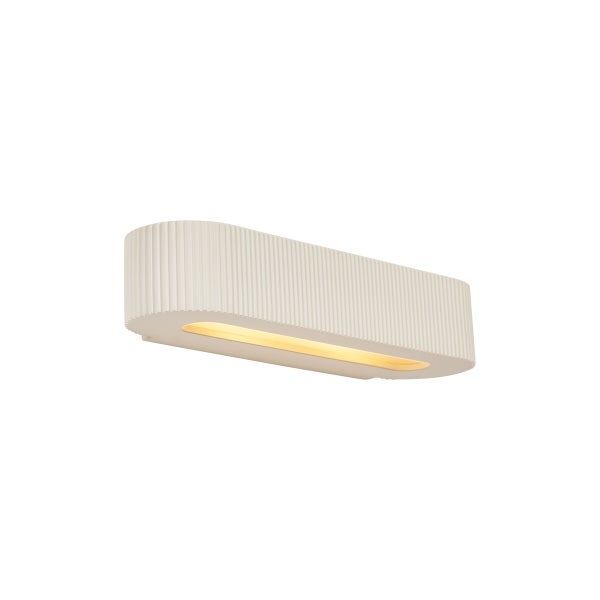 Skandinavische Wandleuchte Beige UFO 2-flammig - Plaster