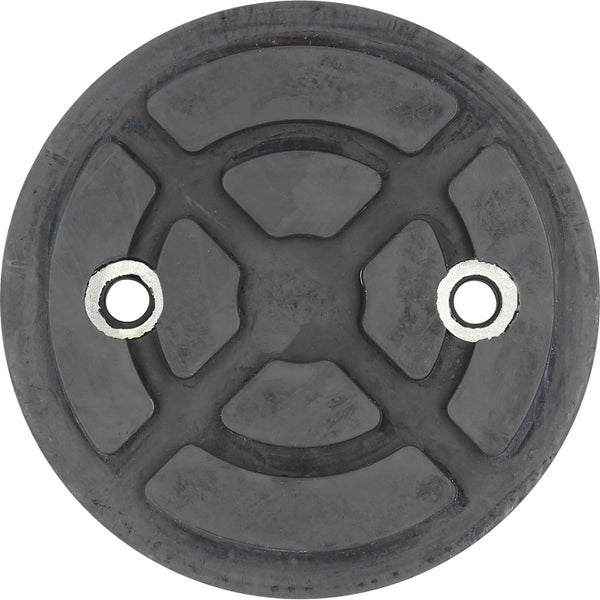 Runde Gummiplatte mit Befestigungslöchern