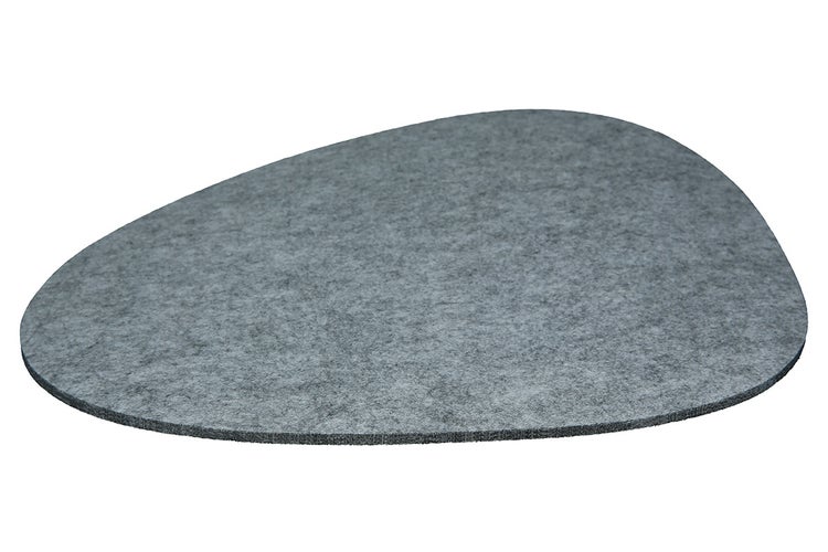 Platzsets GILDE 8er Set ORGANIC Tischsets hellgrau Breite 38cm Filz