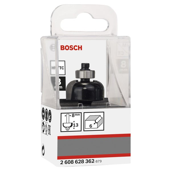 Bosch Abrundfräser mit 8 Millimeter Schaft in Verpackung