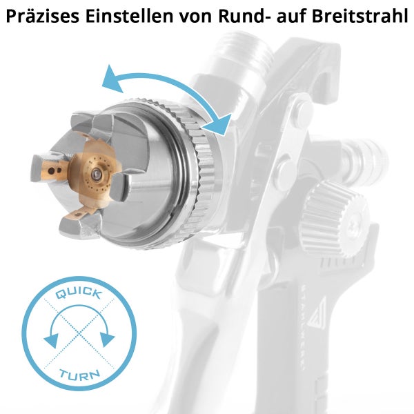 Metall Sprühkopf mit Gewinde