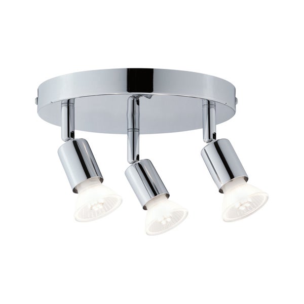 Spotlight Carolina IP44 GU10 230V max. 3x10W dimmbar Chrom