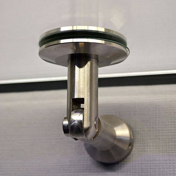 Home Deluxe - Glasvordach Klarglas - Maße: 150 x 90 cm - Verbundsicherheitsglas (VSG) - Verschiedene Größen - V2A rostfreies Edelstahlzubehör
