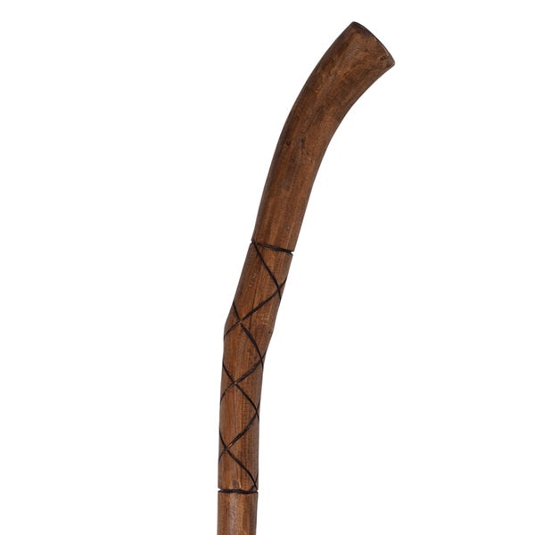 Deko-Wanderstock  Walk 120 cm, Teak Massivholz naturfarben