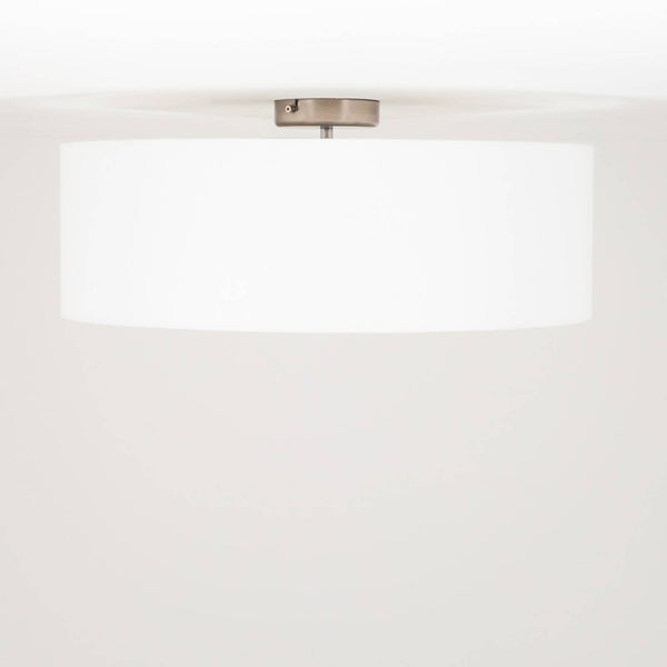 quitani Deckenlampe Gala (Modern) in Weiß aus Aluminium (4 flammig, E27 ) - Textil Deckenleuchte Lampe Wohnzimmerleuchte
