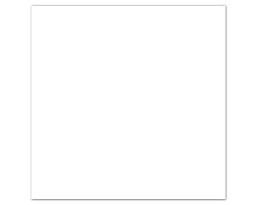 Wand- und Bodenfliese Plain White poliert 60 x 60 cm 8 mm