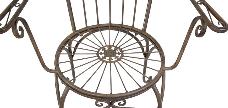 FRANK FLECHTWAREN | Stuhl Flair, 56 x 63 x 89 cm, METALL