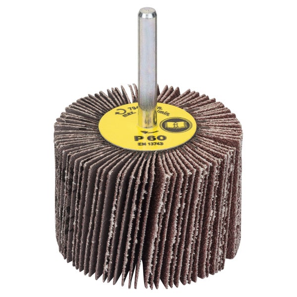 Lamellenschleifer Korn P 60 mit Schaft