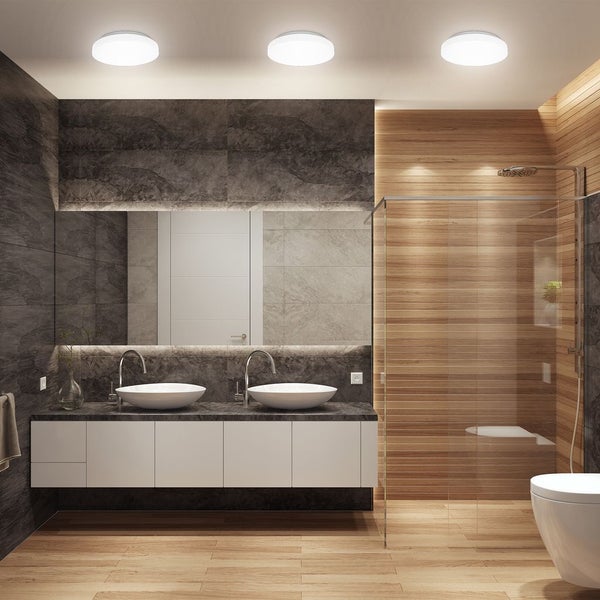 LED Bad-Deckenleuchte,weiß,IP44, LED/10W