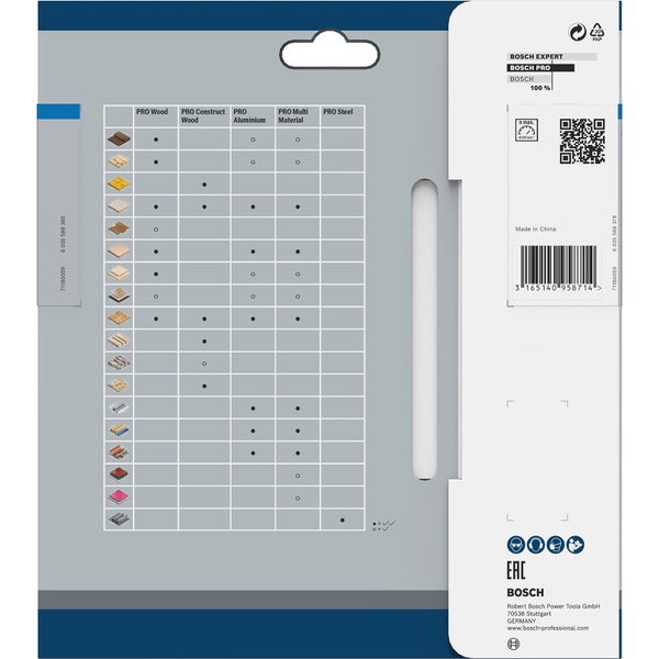 Bosch PRO Steel cordless Blatt für Kreissägen 160 x 1,6 x 20 mm - 2608837749