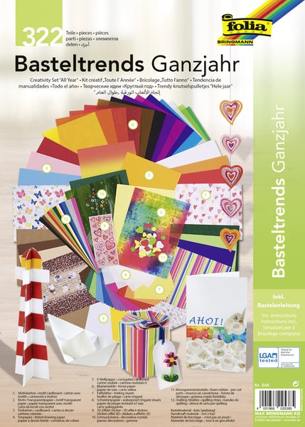 Folia Basteltrends GANZJAHR , 322-teilig