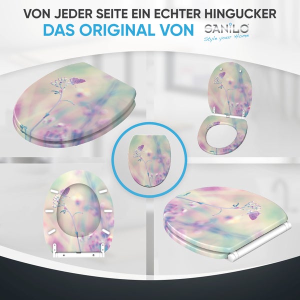 WC-Sitz mit Absenkautomatik & Top Fix Meadow