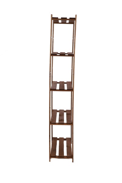 PROREGAL Holzregal Pinepeak HxBxT 170 x 80 x 28 cm 5 Fachboden 1,2 cm Dickes Kiefernholz Braun
