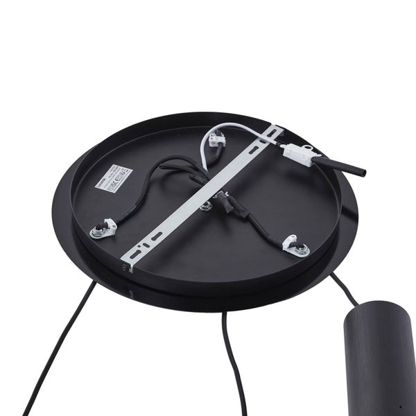 Deckenleuchte aus Metall, Detailansicht der Montage