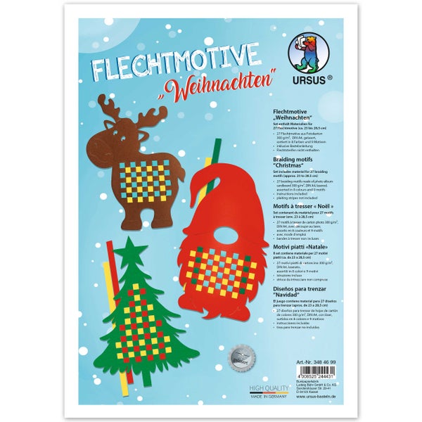 URSUS Flechten Flechtmotive, Weihnachten