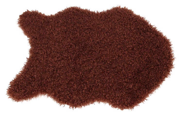 FRANK FLECHTWAREN | Kunstfell Rusty Curls, POLYESTER, 60 x 90 cm