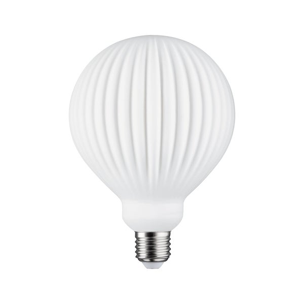 White Lampion Filament 230V LED Globe G125 E27 400lm 4,3W 3000K dimmbar Weiß