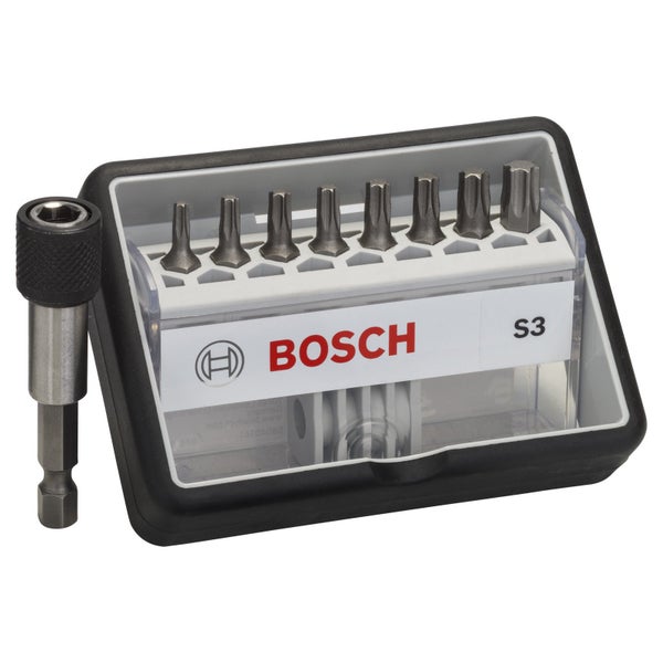 Bosch Schrauberbit-Set Robust Line S Extra Hard 8+1tlg. 25 mm T - 2607002562