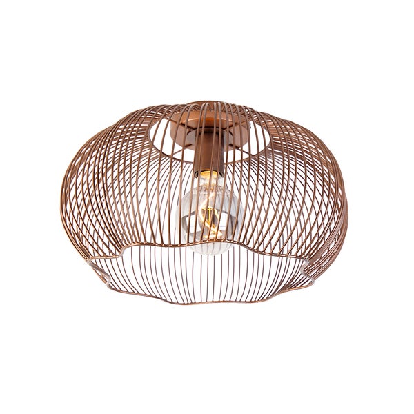 Industrielle Deckenlampe Kupfer 40 cm - Finn