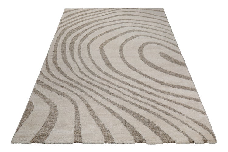Kurzflor Teppich Creme Beige Björn WECONhome 200x290 cm