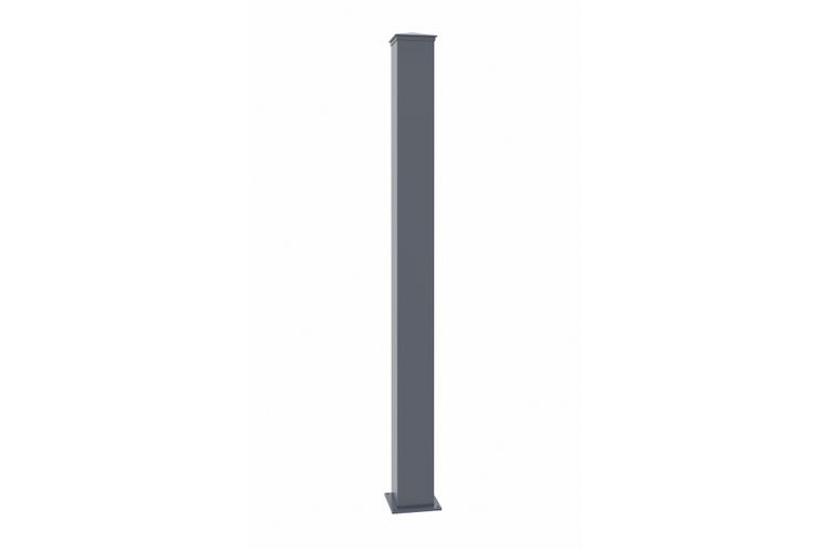 Set mit 4 EIFEL 15x15 Aluminiumpfosten H.190cm – Anthrazitgrau