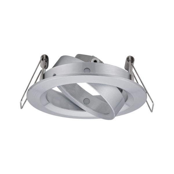 Einbauleuchte Choose Basisset schwenkbar rund 84mm 50° max. 3x10W 230V dimmbar Alu gedreht