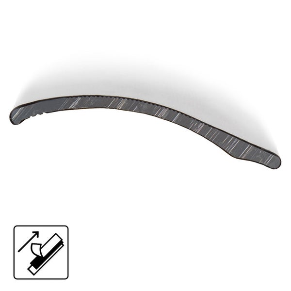 FLOORDIREKT Anpassungsprofil - aus Aluminium - Höhenausgleich bis 11 mm - Selbstklebend - 38 mm - Schwarz - 100 cm