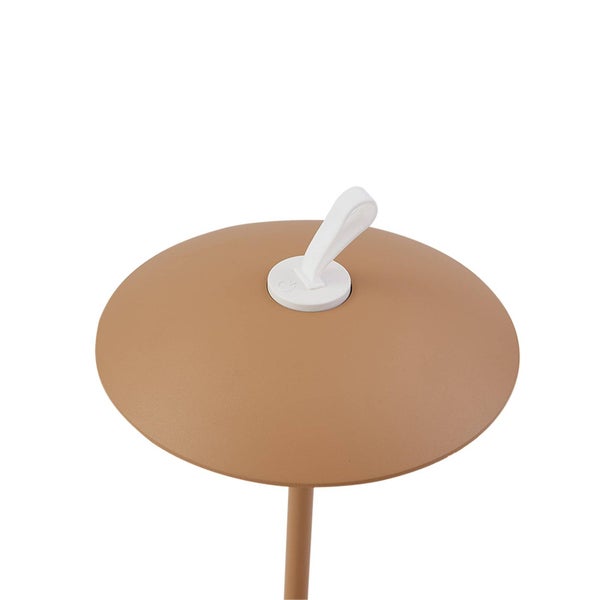 Lindby LED Kanani dimmbar (spritzwassergeschützt (Modern) in Braun aus Metall (1 flammig, )