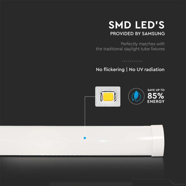 SMD LED Leuchtmittel, bereitgestellt von Samsung, passend für traditionelle Leuchtstoffröhren, flackerfrei, keine UV-Strahlung, spart bis zu 85 Prozent Energie