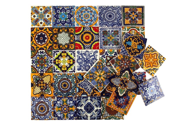 Keramikfliesen mit Mustern