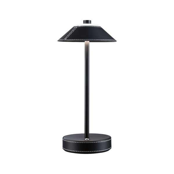 Mobile Tischleuchte Pellini White Switch 300lm 2W Schwarz, Schwarz matt