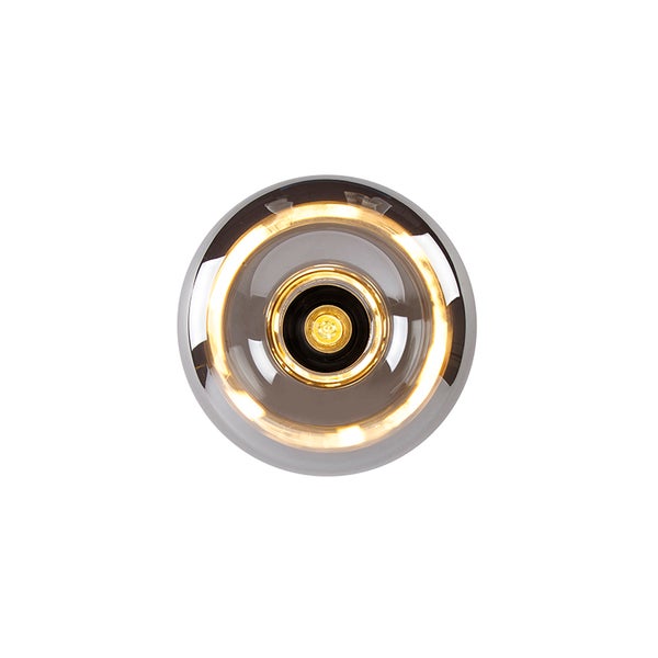 Deckenleuchte aus Glas mit Leuchtmittel von unten