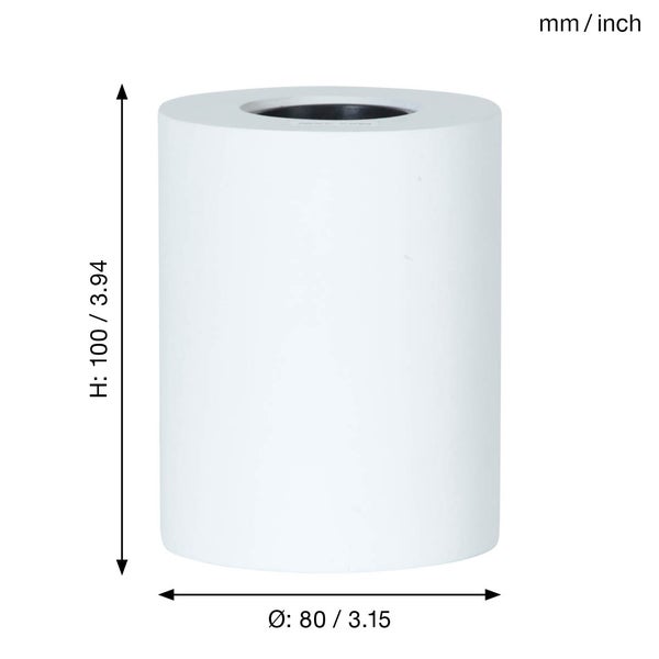 Abmessungen eines zylindrischen Lampenschirms