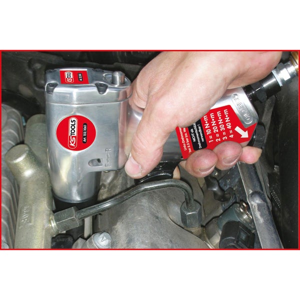 KS TOOLS 1/4 Glühkerzen-Druckluft-Vibrationsschrauber-Satz 5tlg. - 152.1060
