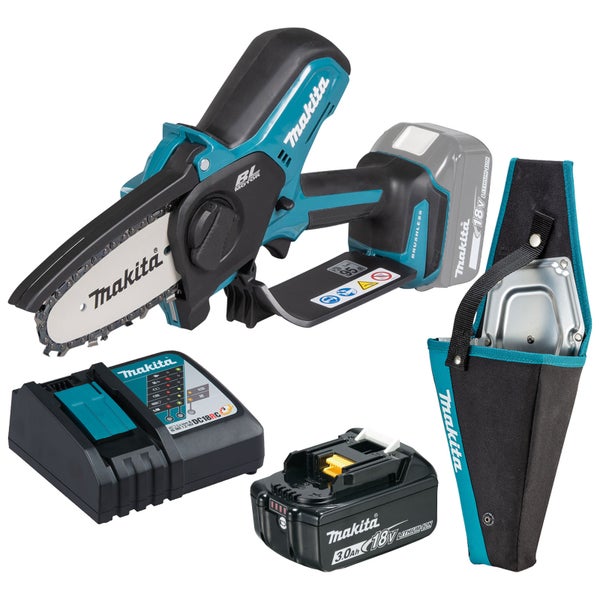 Makita DUC101RF06 Akku-Astsäge / 1x 3,0 Ah Akku + Ladegerät inkl. Holster