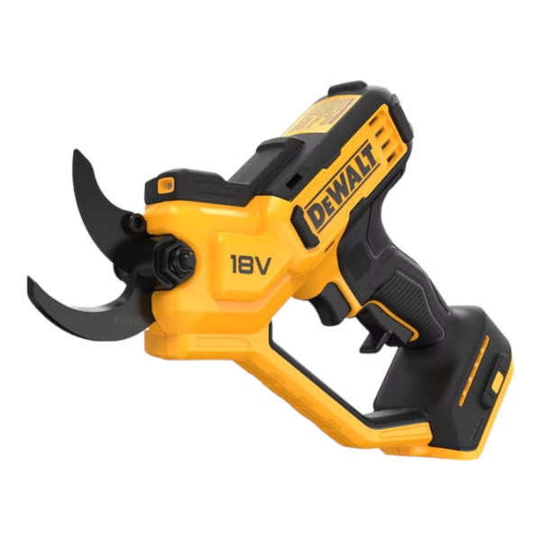 DeWalt 18 Volt Akku-Astschere mit ergonomischem Handgriff und Bypass-Klinge für präzise Schnitte.
