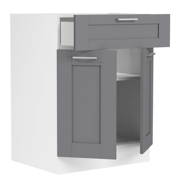 Küchenschrank 60 cm Unterschrank Schublade Colura
