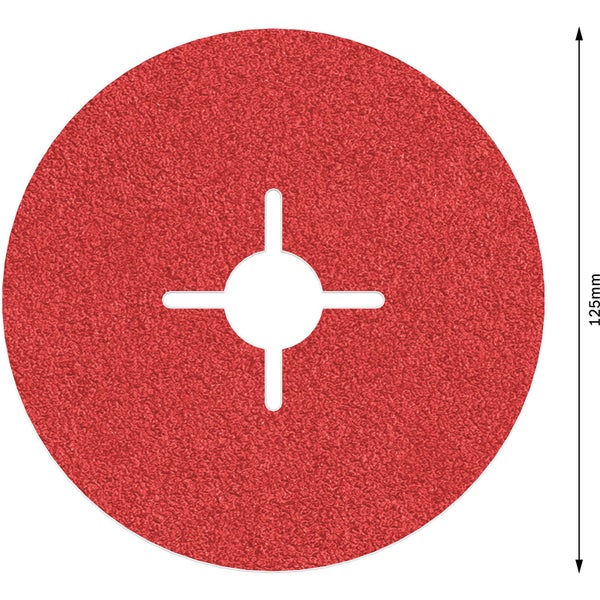 Schleifscheibe mit 125 mm Durchmesser