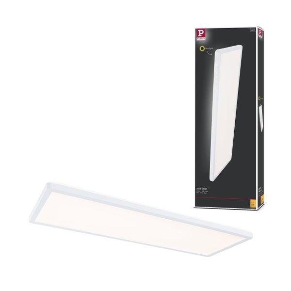Flache, runde LED-Deckenleuchte mit 400 Millimeter Durchmesser und 38 Millimeter Höhe inklusive 5 Jahre Garantie.