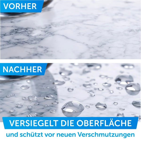 Nordicare Marmorpolitur [500ml] zur Pflege von Natur- und Kunststein I Marmor Politur Reinigung, Marmor Pflegemittel I Marmor Reiniger, Marmorpflege, Marmorreinigungsmittel